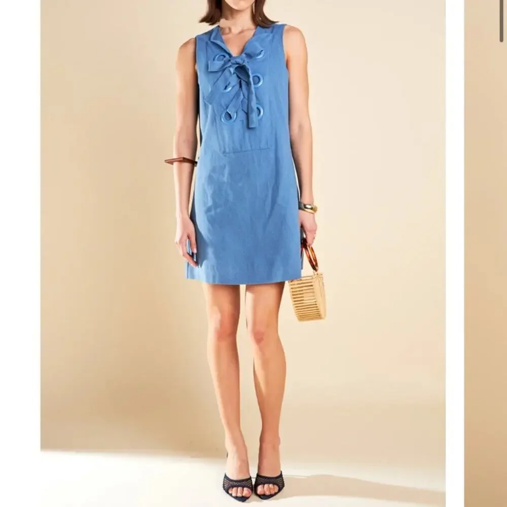 english factory denim mini dress English Factory